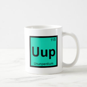 Taza De Café Uup - Química del Ununpentio Tabla Periódica Eleme