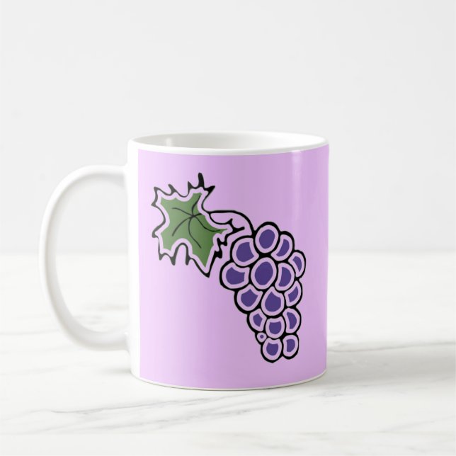 Taza De Café Uvas (Izquierda)