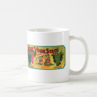Taza De Café Uvas del estado de Nueva York
