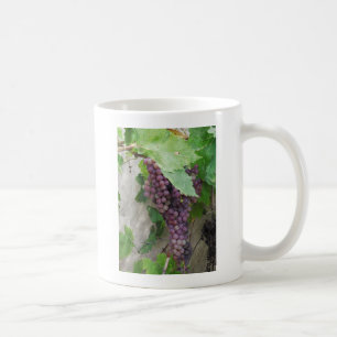 Taza De Café Uvas moradas en el vino