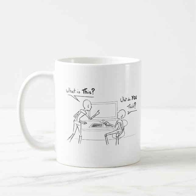 Taza De Café UX - What DO you think - utilizar Experiencia (Izquierda)