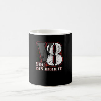 Taza De Café V8 Engine Shirt Auto Displacement You Can Hear It