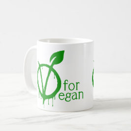 Taza De Café V para el vegano