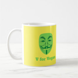 Taza De Café V para vegano
