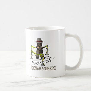 Taza De Café Va a ser una escena del crimen