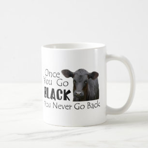 Taza De Café Va Angus negro