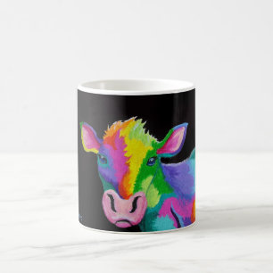 Taza De Café Vaca colorida
