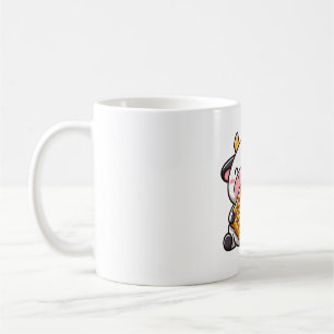 Taza De Café Vaca con gofre