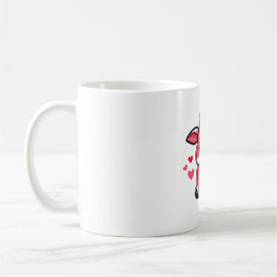 Taza De Café Vaca de Fresa 