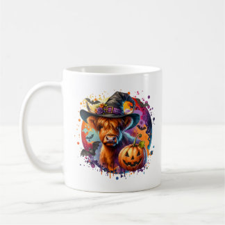Taza De Café Vaca de Halloween