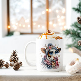 Taza De Café Vaca de Invierno -