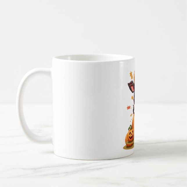 Taza De Café Vaca de parche de calabaza (Izquierda)