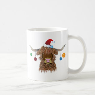 Taza De Café Vaca del navidad