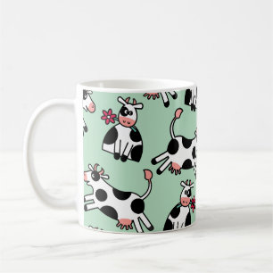 Taza De Café Vaca eléctrica de flores Lolailo 22