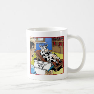 Taza De Café Vaca en Terapia 4 Regalos de Camisetas Tarjetas de