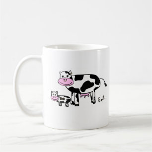 Taza De Café Vaca feliz