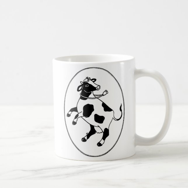Taza De Café Vaca feliz (Derecha)