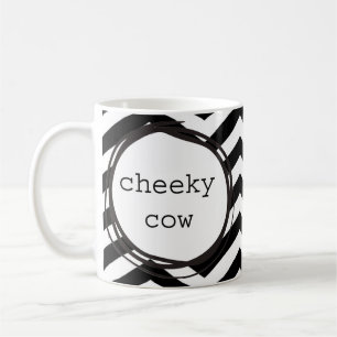 Taza De Café Vaca fresca divertida