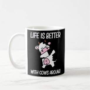 Taza De Café Vaca Graciosa Para Hombres Mujeres Lechando Vacas 