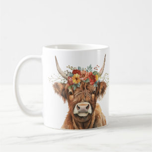 Taza De Café Vaca Highland.
