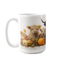 Vaca Highland, girasoles