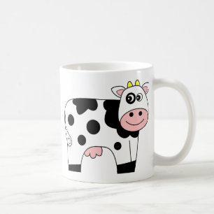 Taza De Café Vaca linda del dibujo animado