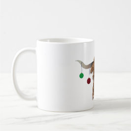 Taza De Café Vaca navidad