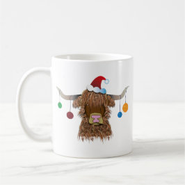Taza De Café Vaca navidad