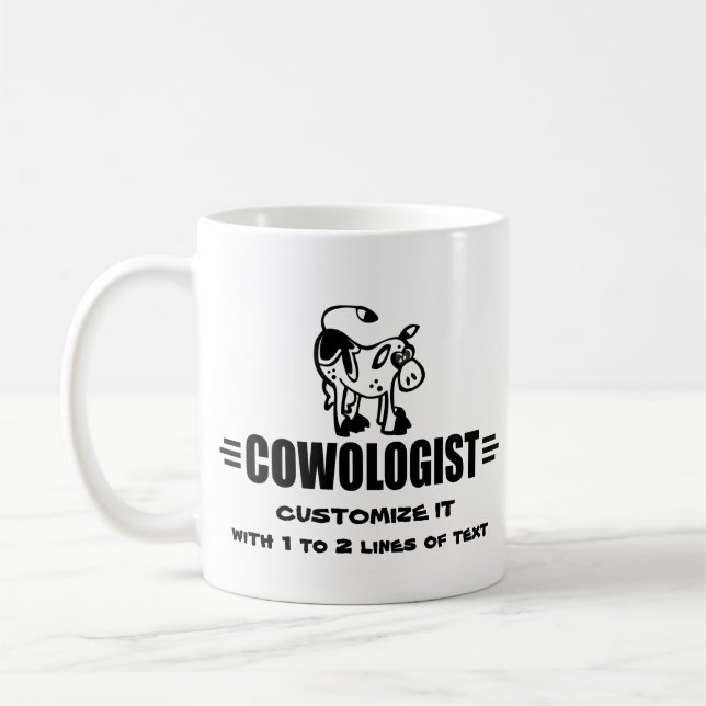 Taza De Café Vaca personalizada (Izquierda)