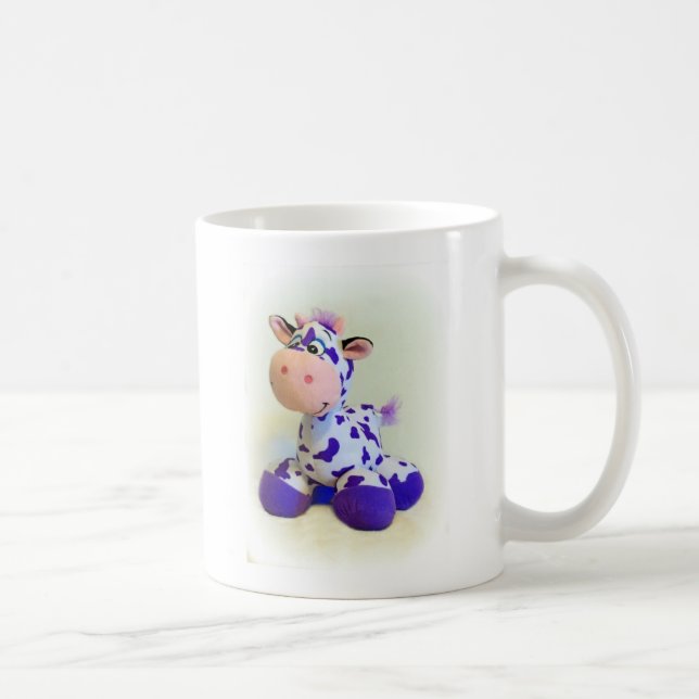 Taza De Café Vaca púrpura (Derecha)