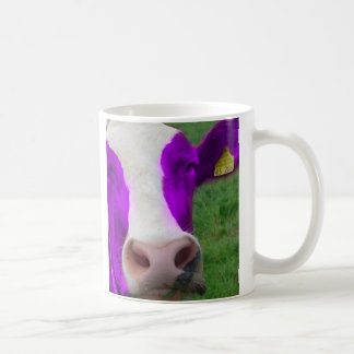 Taza De Café vaca púrpura