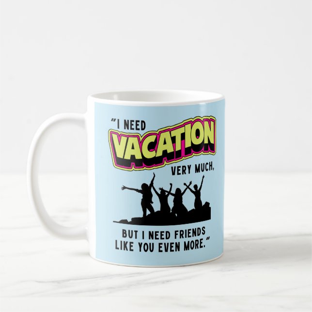 TAZA DE CAFÉ VACACIONES (Izquierda)