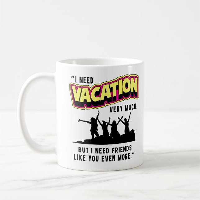 TAZA DE CAFÉ VACACIONES (Izquierda)