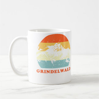 Taza De Café Vacaciones de Amantes de la Montaña Vintage en Gri