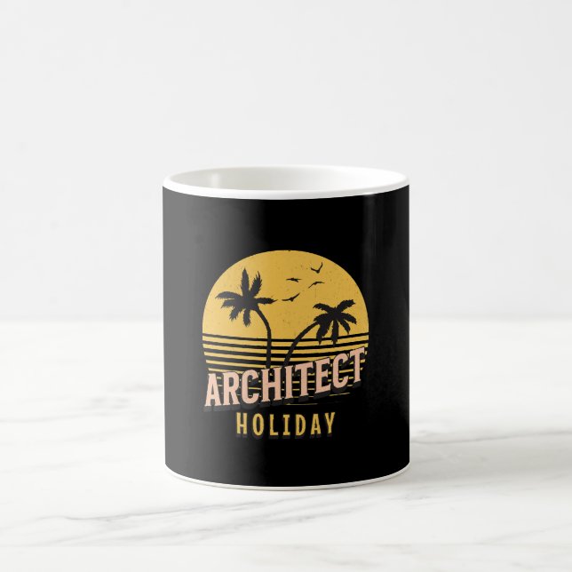 Taza De Café Vacaciones de Arquitecto  (Centro)