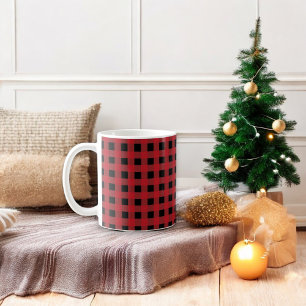Taza De Café Vacaciones de búfalo verde rojo