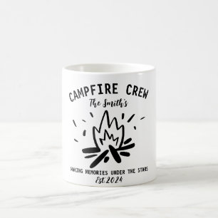 Taza De Café Vacaciones de campamento familiar 2024, equipo de