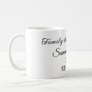 Taza De Café Vacaciones de camping familiar personalizadas con
