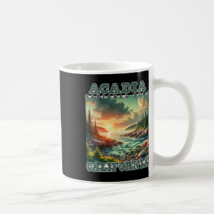 Taza De Café Vacaciones de Camping Nacionales Retro Vintage Aca