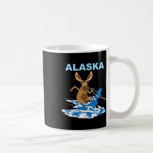 Taza De Café Vacaciones de esquí acuático en Alaska Moose Lake