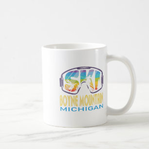 Taza De Café Vacaciones de esquí en la montaña Ski Boyne Michig