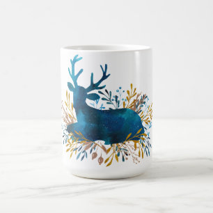 Taza De Café Vacaciones de invierno - acuarela de reclinación