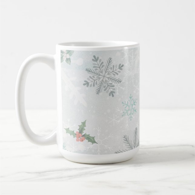 Taza De Café Vacaciones de invierno anticuadas (Izquierda)
