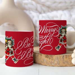 Taza De Café Vacaciones de los Navidades de Santa María y Brigh