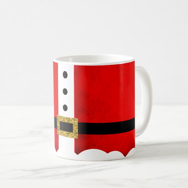 Taza De Café Vacaciones de Navidades de Santa Clause (Anverso derecho)
