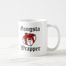 Taza De Café Vacaciones de Navidades divertidos de Gangsta Wrap