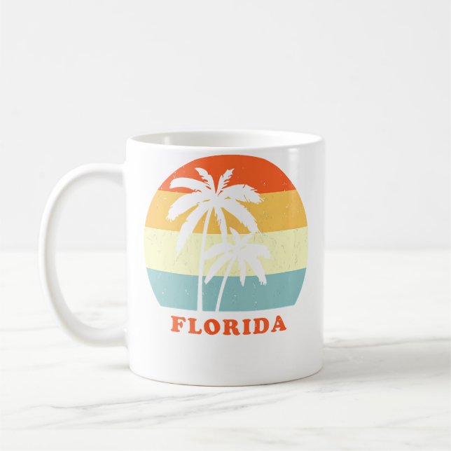 Taza De Café Vacaciones de Palma de Sol de Florida (Izquierda)