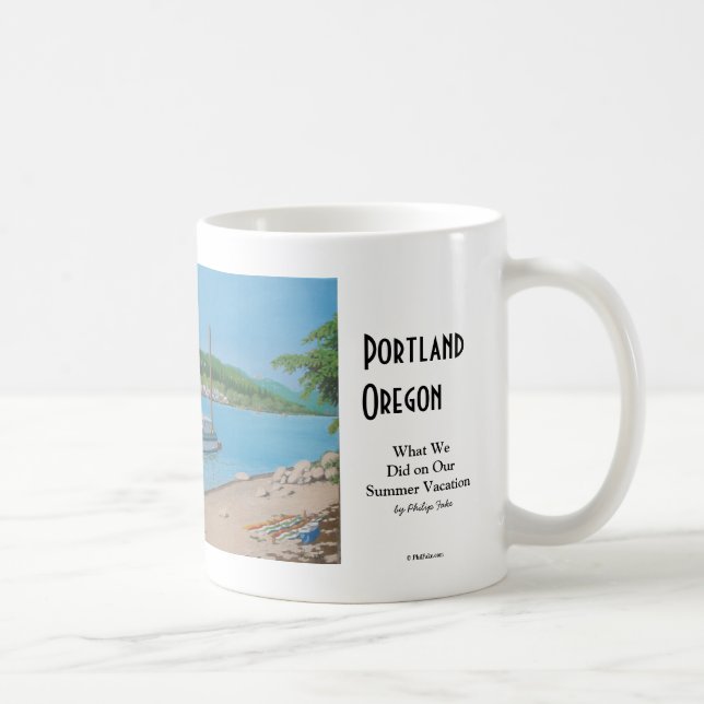 Taza De Café Vacaciones de verano (Derecha)