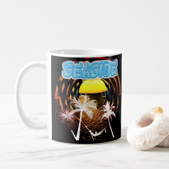 Taza De Café Vacaciones de verano modernas (Con donut)