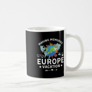 Taza De Café Vacaciones en Europa 2025 Hacer Recuerdos Vacacion